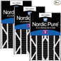 Nordic Pure Air Bear Cub 16x25x3 (Actual Size: 15 13/16 x 24 5/16 x 3) Replacement Carbon Odor Reduction Merv 8 Air Filters 3 Pack