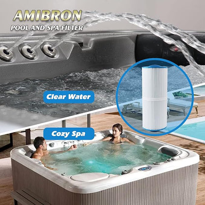 5CH-352 Replaces Marquis Spa Filter, Compatible With PPM35SC-F2M,FC-0196, Marquis 35, Marquis Spa 20042, 20092, 70-0240, 370-0242, 370-0243, 2" Male Fine Thread 35 sq.ft. Hot Tub Filter 2 Pack