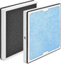 550 HEPA & Activated Carbon Filter Replacement Set Compatible with AlorAir CleanShield HEPA 550 Air Scrubber, 17.2x15.3x2, 2-Pack