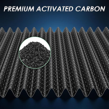 Certifed MERV 13 Cabin Air Filter with Activated Carbon, CF11854 for Nissan Rogue (2014-2020), Rogue Sport (2017-2022), Qashqai (2017-2022).
