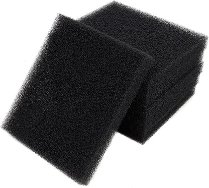 ALEGI Aquarium Bio Sponge Fitler Media, 6.28 x 5.5 x 0.78 Inch Fish Tank Filter Cartridge Filter Foam Pad Inserts for ML350 (6 Pack)