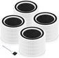Funmit Core 200S Replacement Filter for Core 200S Smart WiFi Air Purifier, 3-in-1 H13 True HEPA Filter Replacement and High-Efficiency Activated Carbon, Part # Core 200S-RF, 4 Pack