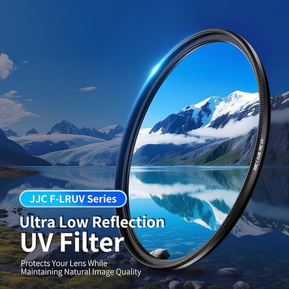 JJC 58mm Ultra Low Reflectivity UV Lens Protection Filter with 44 Multi-Coated, Waterproof Oil-Proof Scratch Resistant HD Camera Lens Filter