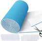 Air Vent Filters Roll,12" x90" Cut to Fit Air Filter Material(60+Filters),MERV 8 Triple Filtration Electrostatic Vent Filter for Home Floor,Ceiling,Furnace, AC & HVAC-Includes 48 Adhesive Hook Tape