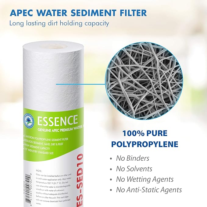 FILTER-SET-ESX2 + FI-ES-TCR-QC High Capacity Pre-Filter Sets and Inline Carbon Filter for Reverse Osmosis Water Systems