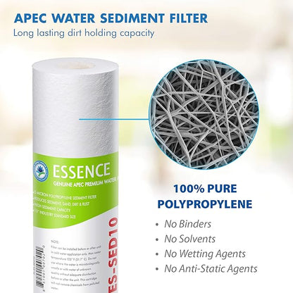 FILTER-SET-ESX2 + FI-ES-TCR-QC High Capacity Pre-Filter Sets and Inline Carbon Filter for Reverse Osmosis Water Systems