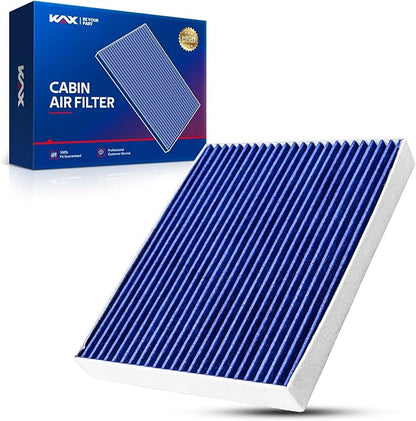 KAX Premium Cabin Air Filter with Dual Active Carbon, CF12058 Replace for Hunydai Accent 2018-2022, Elantra Elantra GT 2017-2020, Kia Forte 2019-2024, Rio 2018-2023, Strong Adsorption Cabin Filter
