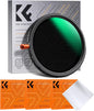 K&F CONCEPT 77mm Black Diffusion Mist Effect 1/4 & Variable ND2-32(1-5 Stops) & Circular Polarizing Filter CPL-in 1 Lens Filter with 18 Multi-Coatings for Camera Lenses (K-Series)