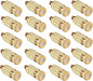 20pcs High Pressure Atomizer Nozzle Brass Misting Nozzles for Outdoor Cooling System, Landscaping, Greenhouse Irrigation, Air Humidification, Anti-Drip Fogging Spray Head(0.006"/0.15mm)