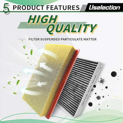 Cabin Engine Air Filter W/Activated Carbon Kit for Explorer (2012-2019), Police Interceptor Sedan/Utility (2013-2019).Replaces FP68, AE9Z-19N619-A,CF11176,FA-1884,7T4Z-9601-A