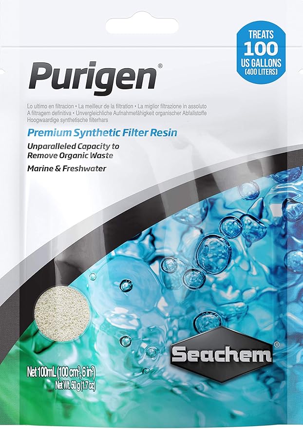 Seachem Matrix Bio Media and Purigen Organic Filtration Resin for Aquariums