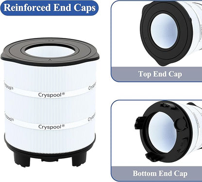 Cryspool S7M120 Inner&Outer Filter Compatible with System 3 S7M120, 25021-0200S & 25022-0201S, SR300, 300 Sq. Ft Pool Filter Cartridge, 1 Set