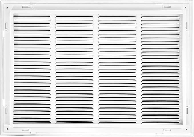 Venti Air 24" X 20" Steel Return Air Filter Grille - Removable Face/Door for 1 inch Filters - HVAC Duct Cover Grill (2-3 Business Day Delivery) [Outer Dimension: 26.5"W X 22.5" H]
