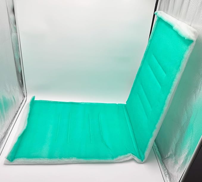 Paint Booth Intake Air Filter Panel, Crossdraft Spray Booth Filter Pad (10/case, 20" x 48")
