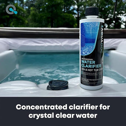 MAV AquaDoc Spa Clarifier & Hot Tub Clarifier for Fast Acting Cloudy Water Treatment - The Spa Clarifier Hot Tub Owners Love - 32 oz (2-Pack)