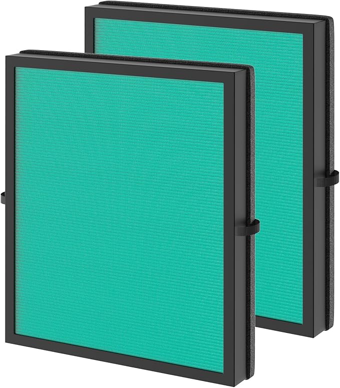 2 Pack MK04 Air Filter Replacement for AROEVE MK04 MG04JH Air Puri-Fier Model DH-JH04. 4-in-1 True HEPA Filter Replacement for MK04 MG04JH Air Puri-Fier - Pet Dander Version.