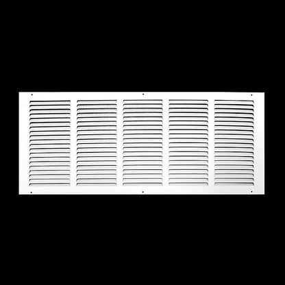 Fits 26x10 Duct Opening | Steel Return Air Grille by Handua | Vent Cover Grill for Sidewall and Ceiling | White | HVAC Cold Air Intake Grille | Outer Dimensions: 27.75"W X 11.75"