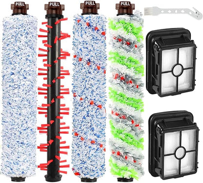 Replacement Parts for Bissell CrossWave Vacuum 1785A 2306A 1785R 1785 2306 2551 Brush Roll 1868 and Replacement Filters 1866, Compare to Part 1608683, 160-8683, 1608684 LUXRILIX