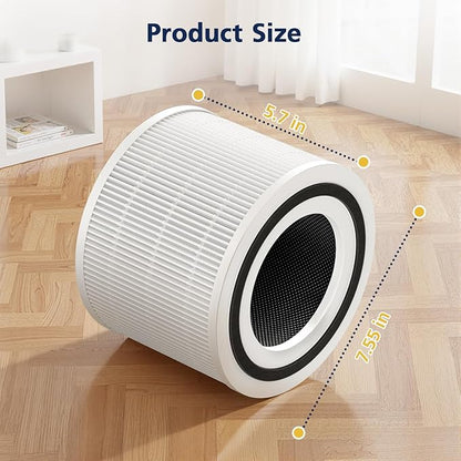 240 Filter Replacement Compatible with Puroair 240 Air Purifier, 3-in-1 Activated Carbon HP-14 Filters, 2 Pack,White
