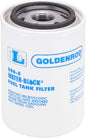 Dutton-Lainson Company - GOLDENROD Water Absorbing Fuel Filter Replacement Canister - 10 Micron Particle Removal for Gasoline, Diesel, Ethanol, and Biodiesel - Compatible with Water-Block Models 596