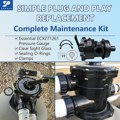 SP071620T Pool Filter Control Valve - fits for Hayward Pro Series 6-Way 2"