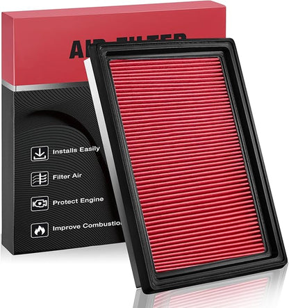 BDFHYK CA6900 Engine Air Filter Compatible with Nissan Rogue Sentra 300ZX Juke Tiida, Compatible with Infinit FX35 FX37 FX50 M56 Q50 Q60 Q70 Q70L QX70, Replace# ‎16546-17B00