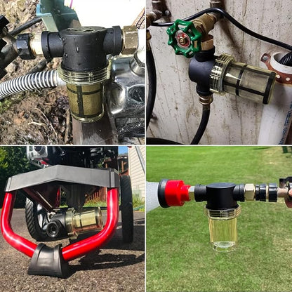 Female NPT in-Line Strainer with 100 mesh Stainless Steel Filter Screen (1" 100 Mesh)