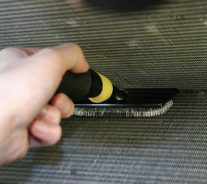 Coil Cleaning Fin Brush for AC Evaporator and Condenser Coils – HVAC Coil Cleaner | Stainless Steel Pins - Improve Efficiency, Prevent Ice Build-Up, Easy AC Maintenance