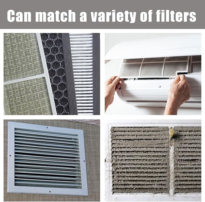 Carbon Fabric Filter 16" x 48" x 0.12" (2Pack) Replacement Activated Charcoal Hepa AC Vent Filter Carbon Air Pre Filter Fabric Sheet Carbon Pad