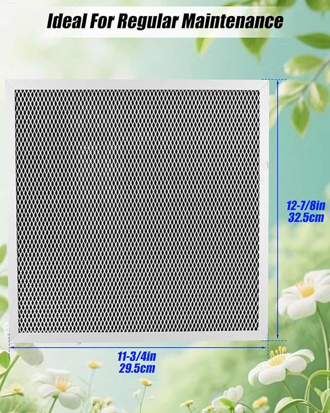 2 Pcs Air Exchanger Filter Fit for Broan ERV100HC HRV100H Ventilation Air Systems, Replace SV03096, 12-7/8" x 11-3/4" x 3/4"