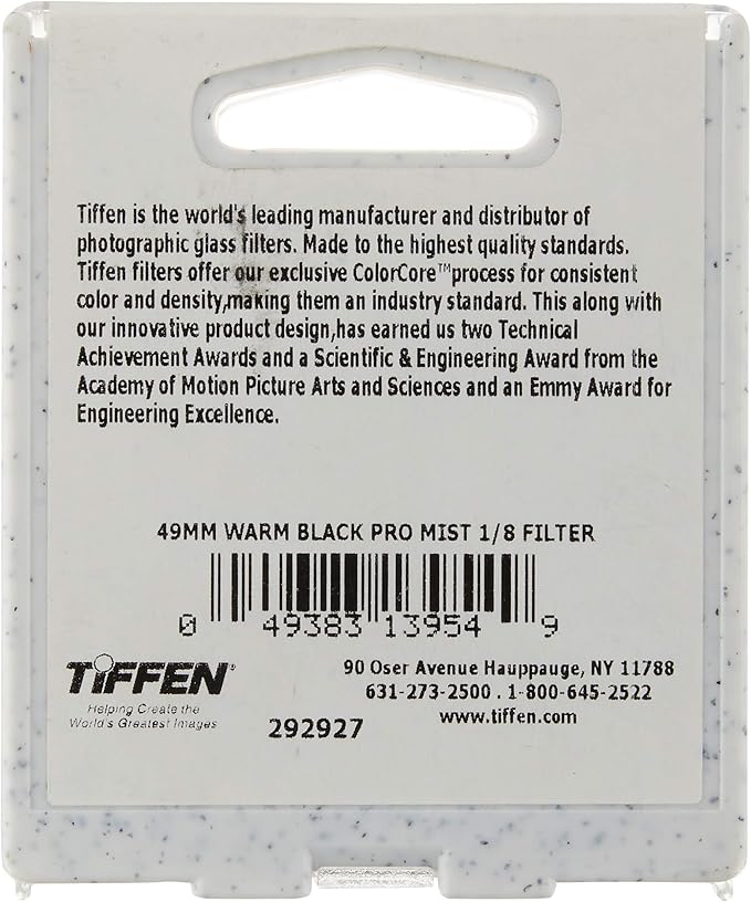 Tiffen 49WBPM18 49mm Warm Black Pro-Mist 1/8 Filter