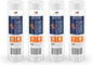 Aquaboon 5 Micron 10 x 2.5 Grooved Sediment Water Filter Replacement for Whole House Filter Cartridge Compatible with AP110, WHKF-GD05, CFS110, 4-Pack