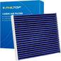 PHILTOP Premium Cabin Air Filter w/Dual Activated Carbon, Compatible with CF10370 Ford Mustang 2005-2014, Carbon Filter Up Dust Pollen Odor