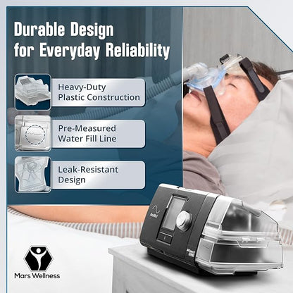 Mars Wellness Replacement Water Chamber Compatible with Airsense 10 CPAP Machines - Perfect Fit Reliable Water Chamber for Airsense 10 ONLY