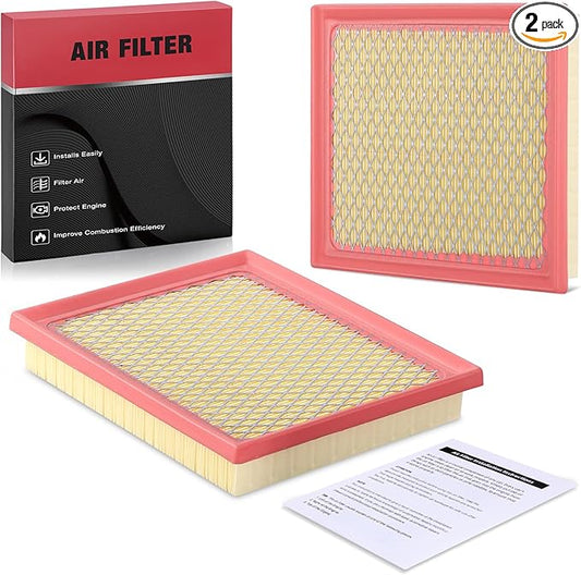 BDFHYK Engine Air Filter CA10741 Compatible with Toyota RAV4 2016-2018, Prius 2010-2015, Prius V 2012-2018, Compatible with Lexus CT200h 2011-2017, NX300h 2015-2021, Replace# 1780137021, 2 Packs