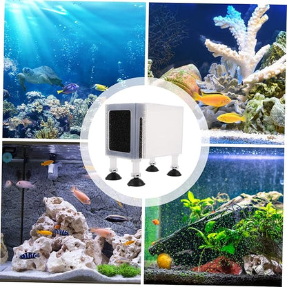 Happyyami 1set Household Pump Container Wear-resistant Design Transparent Protective Pump Box for Outdoor Use for Fish Tanks