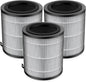 JF100 Replacement Filter, 3-in-1 Pre-Filter, HEPA and Activated Carbon Filtration System, 3 Pack