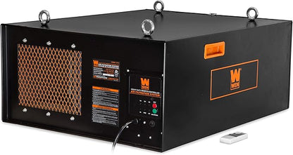 WEN 3417 3-Speed Remote-Controlled Industrial-Strength Air Filtration System (556/702/1044 CFM)