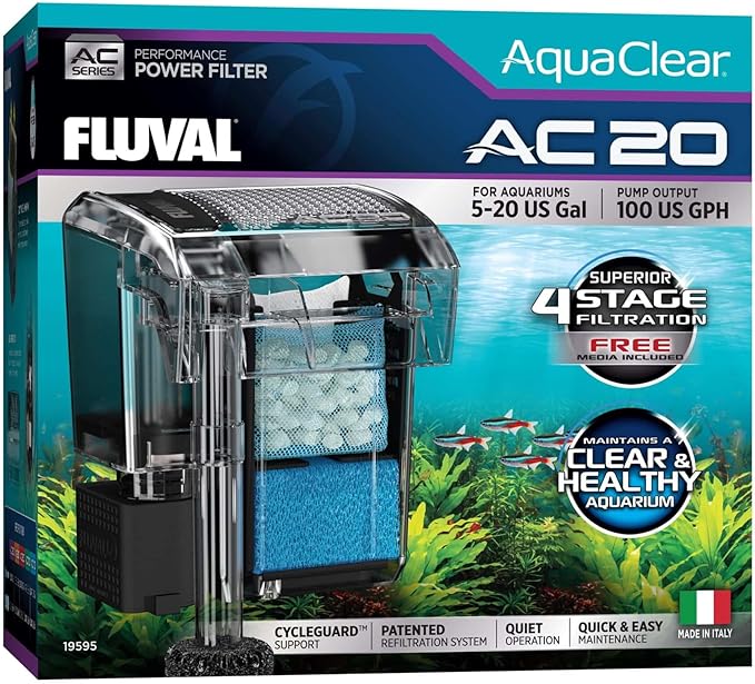 Fluval - Media Maintenance Kit for AC20 Power Filter - for Use in Freshwater & Saltwater Aquariums