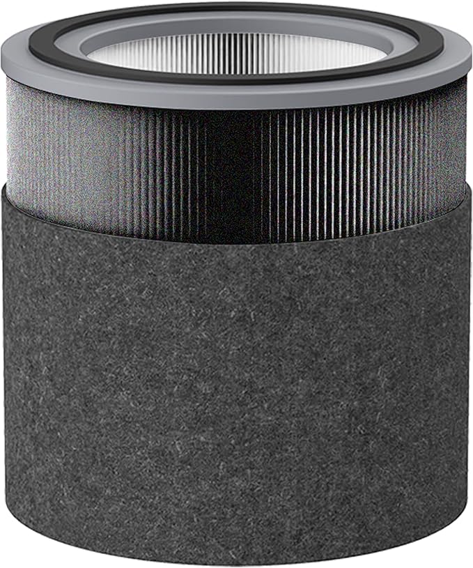 GermGuardian Filter V Smoke Clear HEPA Genuine Air Purifier Replacement Filter, Removes 99.97% of Pollutants, Wildfire Smoke, Toxins and Odors, for AC3000, AC3050, AP3151, AC151, Black/Gray, FLT151SM