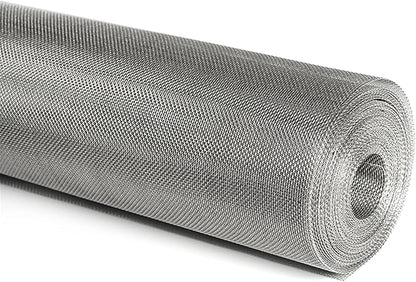 Stainless Steel Woven Wire Mesh Stainless Steel Woven Wire Mesh 14 Rodent Control Cage Net Garden Insect Screen Corrosion, Resistant Filter
