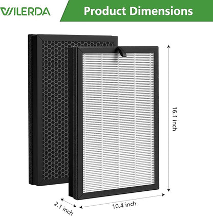 2 Pack H05 Replacement Filter, Compatible with HIMOX H05 Air Puri fier, H13 Grade True HEPA Filter (Not Fit HIMOX H04)