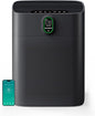 MORENTO Air Purifier for home Large Rooms up to 1076 ft2, Wi-Fi and Alexa compatible, PM2.5 Air Quality Display, Auto Mode, HEPA Filter Removes Dust, Pollen, Smoke 1 Pack +2 Pack Filters(Black)