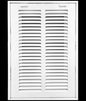 HVAC Premium 8 x 20 Duct Opening Steel Return Air Filter Grille, for 1-inch Filter, Removable Door, Flat Stamped HVAC Vent Cover Grille, Outer Dimensions 10.5 x 22.5