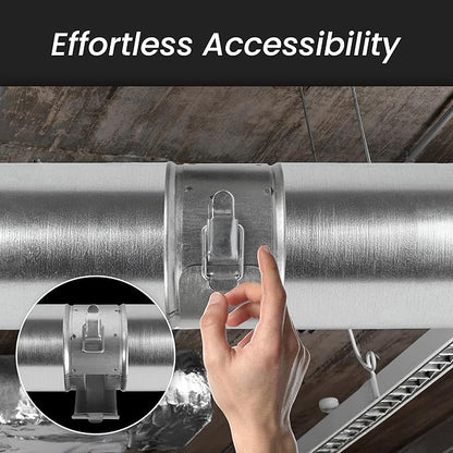6" Inch Filter Replacement - Round Duct Filter System - G4 Class Filter and Mesh Screen - Dust Collection and Air Purification