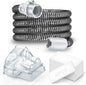 Improved Version Climate Line Air Hose & Water Chamber Compatible with Airsense 10 and Aircurve 10 Only, Comes with 44 PCS CPAP Filters - IDEAR Reusable CPAP Supplies Replacement Great-Value Bundle