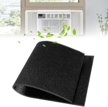 BF-2 Air Filter Foam Sheet Material Universal Filter Foam for UNI 12" x 24" x 3/8" - 40 PPI Air Filter Aquarium Sponge Filter Fit Air Conditioner, Purifier, Aquarium for Cutting and Washable