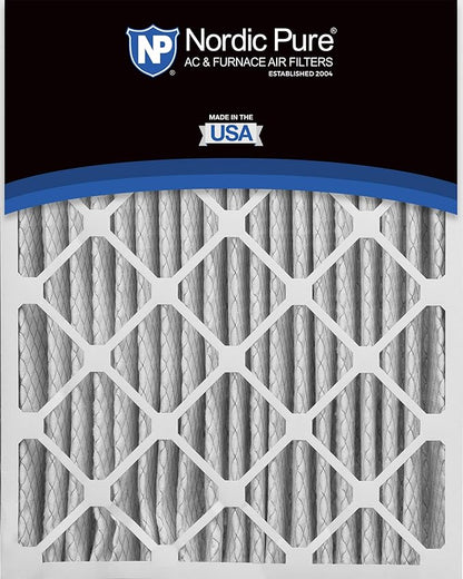 Nordic Pure 20x25x5 (Actual Size: 19 7/8 x 24 7/8 x 4 3/8) Honeywell/Lennox Replacement MERV 14 Air Filters 4 Pack