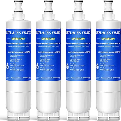 EDR5RXD1 Filter Compatible with EDR5RXD1, Filter 5, 4396508, 4392857, 4396510, 4392922, 8212491, 2203980, 4 Pack, By CHOPLO