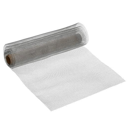 PATIKIL 40" L x 10" W Woven Wire Mesh, 12 Mesh 316L Stainless Steel Air Vent Filter Screen for Window Security Vent Cover Filtration Animals Fence